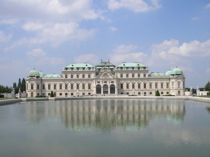 Castelul Belvedere Viena-Austria-o singură arhitectură barocă