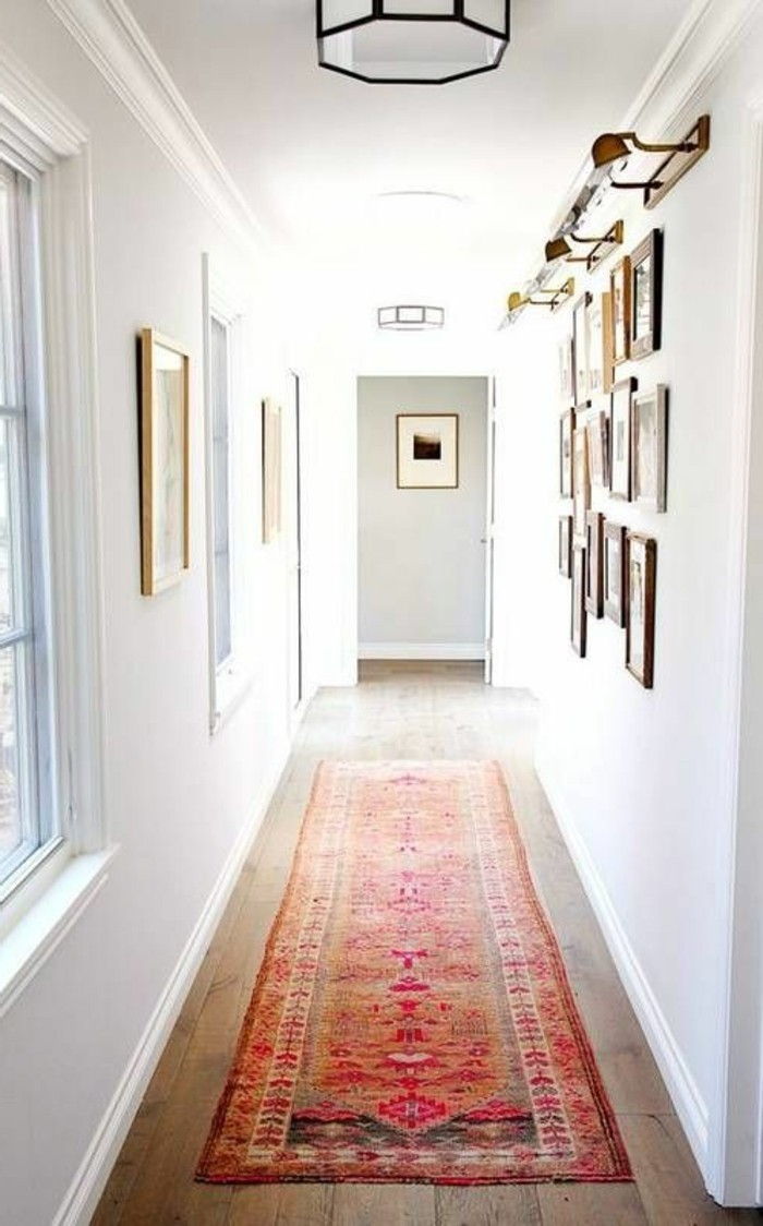 Úzky koridor-nápady-s-old-perzský koberec