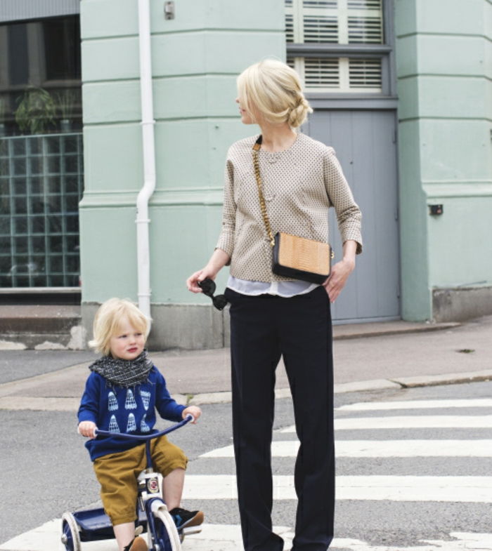 Skandinavishe moda mama-und-un fel