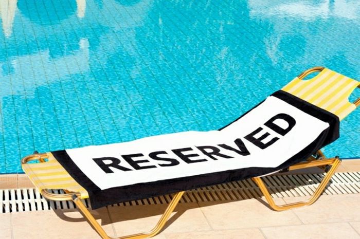 Summer pool fluktstol-strandhåndkle-Reservert stil