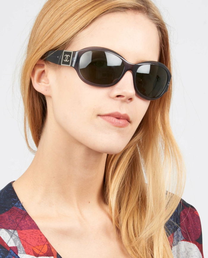 Solbriller Chanel ramme-brun