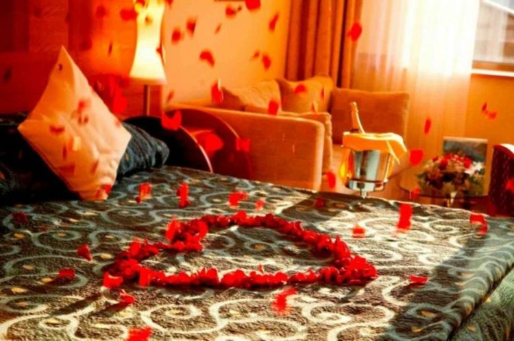 širdies rožės gėlių-žiedlapių-Chic-kilnus-labiausiai šiuolaikinės saulėtas-miegamojo sėkmingai siurprizas