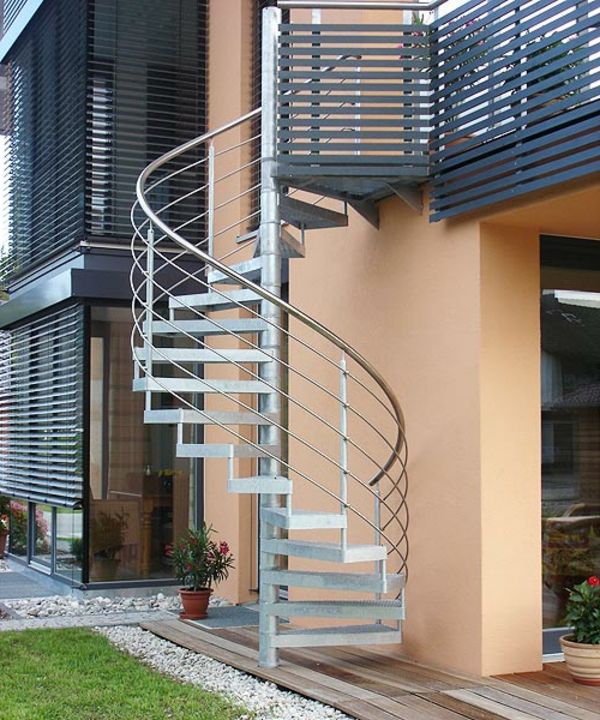 Spiral merdiven-ile-modern tasarım-Dış