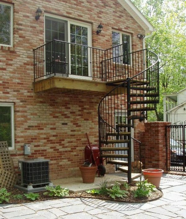 Spiral Stairs-At-Home gradini di legno