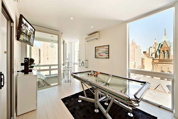 Biljardbord New York penthouse designidéer
