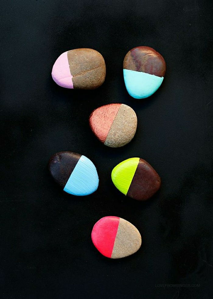 Stones-malt halv forskjellig farge søt og original