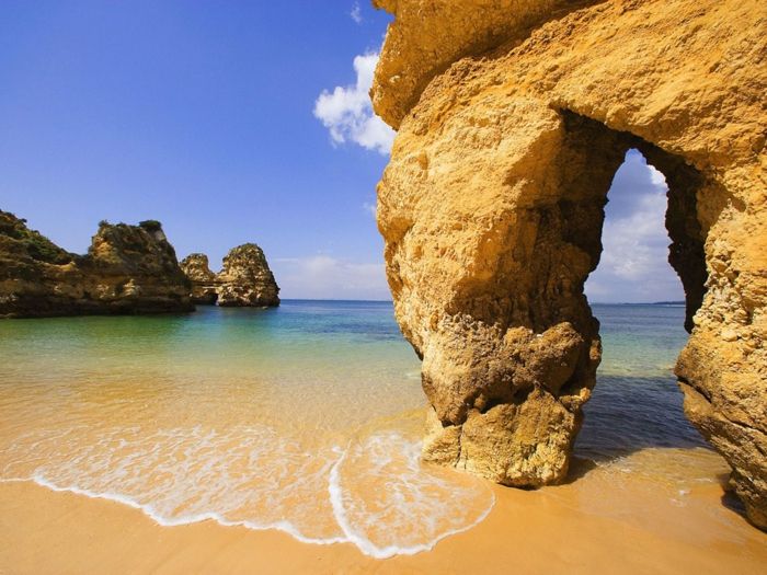 Beach-Algarve, krásny-Strande-the-krásne pláže-in Europe studeného tapetu