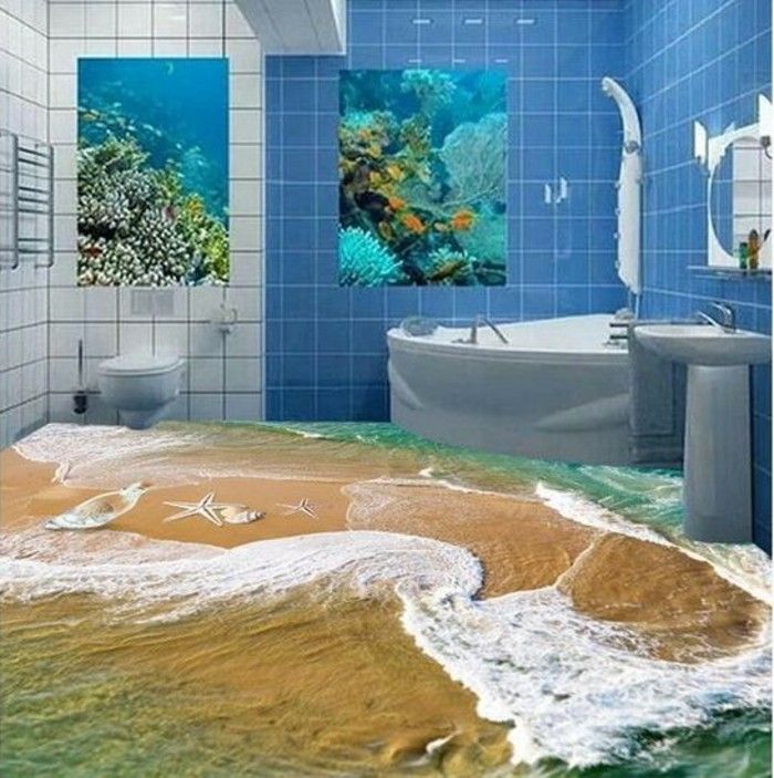 Beach-ozadje-in-the-kopalnico