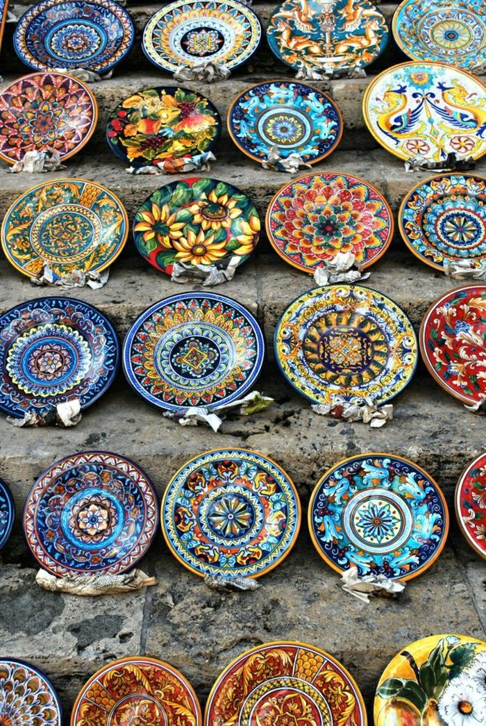 cerâmica cerâmica talheres tabuleiro Perugia-Itália