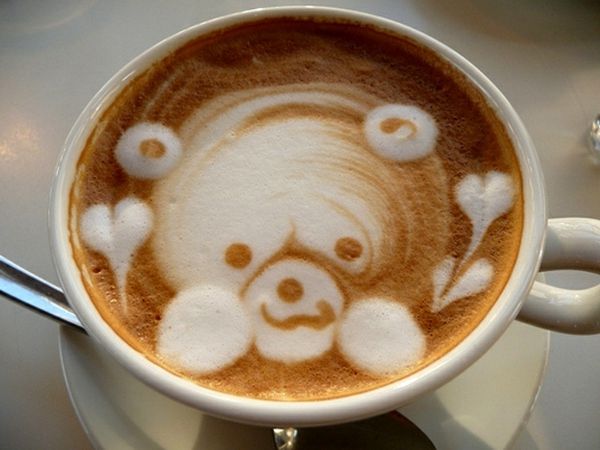 Day-of-coffee-umeleckých nápadov Deco