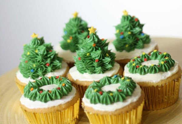 Kerstbomen recepten cupcakes-for-christmas