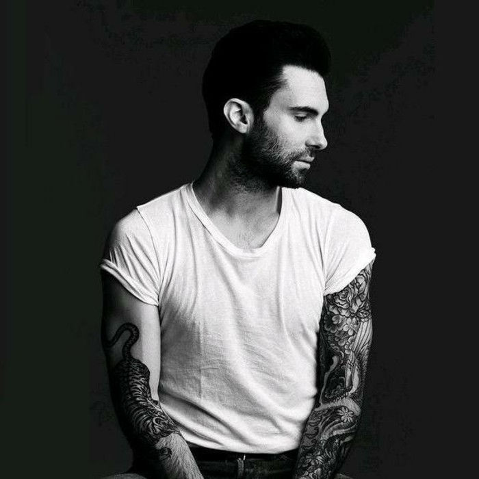 Tattoo-Motive-man tatuerade-Slee-Adam Levine