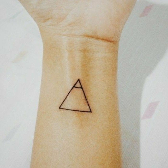Tatuaj pe încheietura mâinii-ca-Piramide