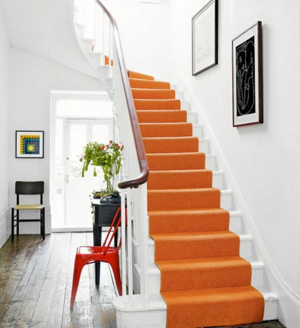 wspaniałych dywanów schody-in-Orange
