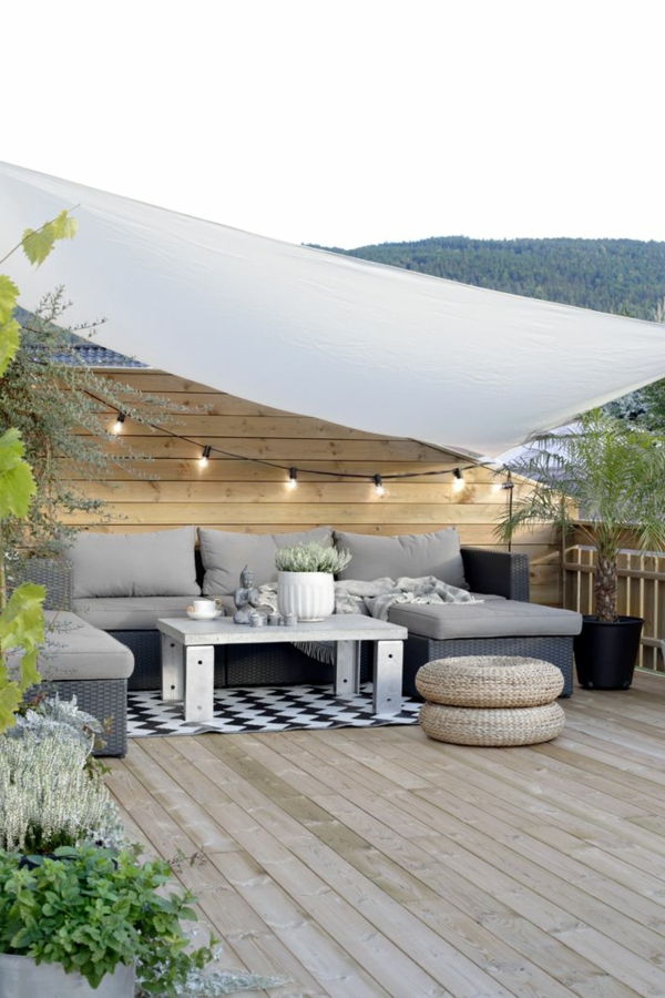 Impostazione Terrazza-con-Lounge. Mobili-