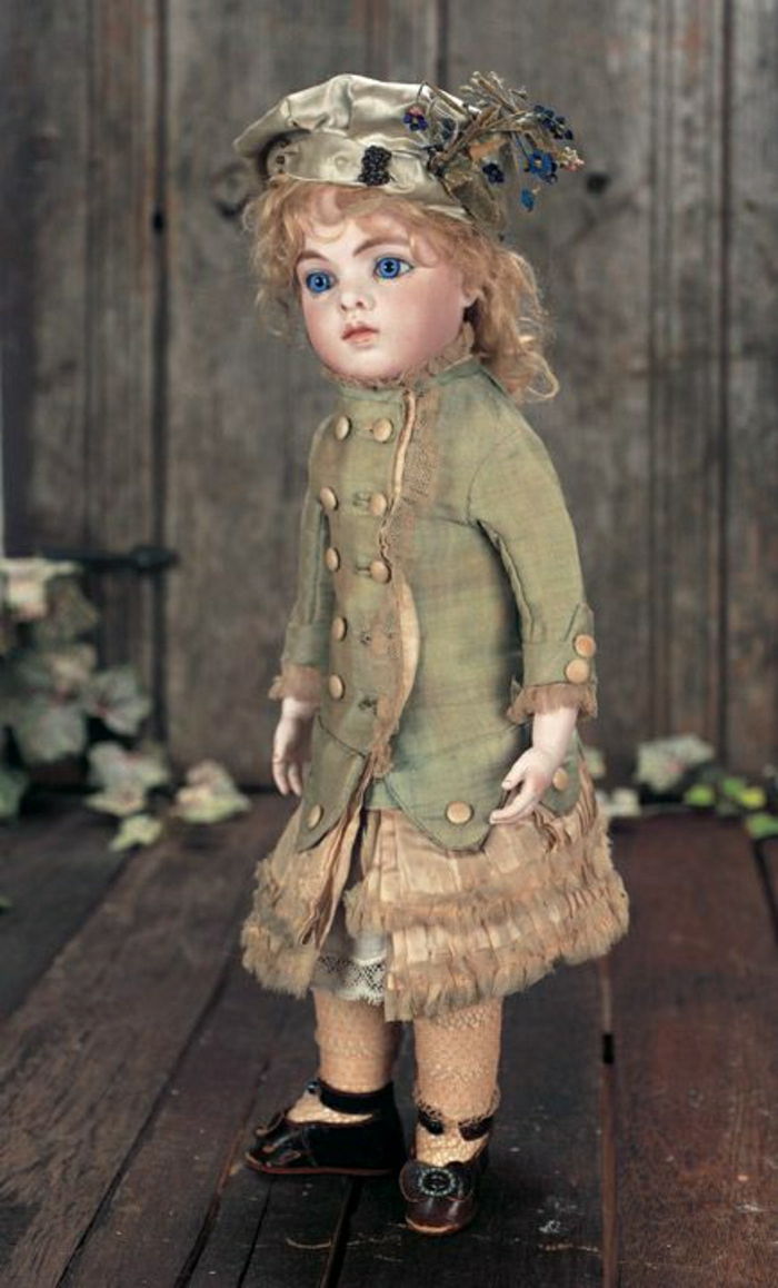 Theriault-ročník bábiky koketná oblečenie