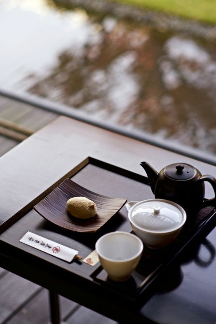 Tischdeko-Azijos-tipiškas japonų stalo serviravimo