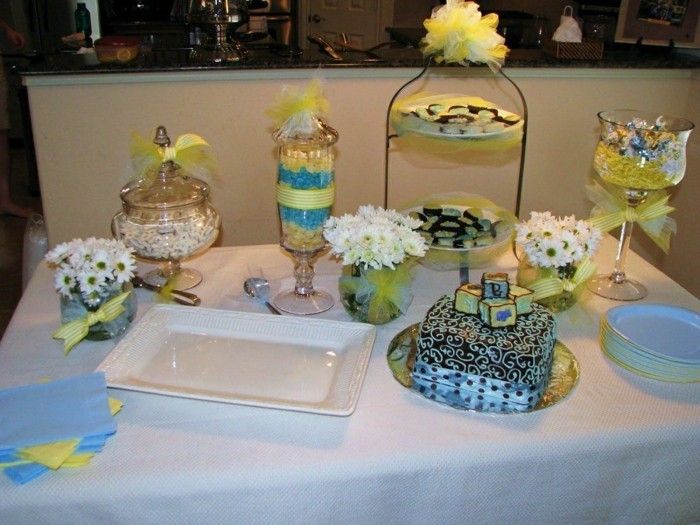 Tablo dekorasyon-for-gümüş düğün-birçok tatlılar