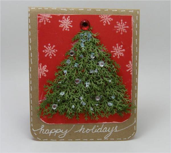 Odlično - Ideje-za-design-of-Christmas-Card-Fir-Tree