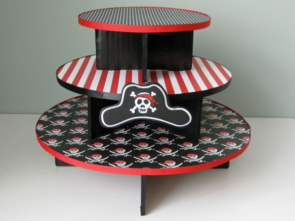 Cake stand-in pirat Stylistics-storlek