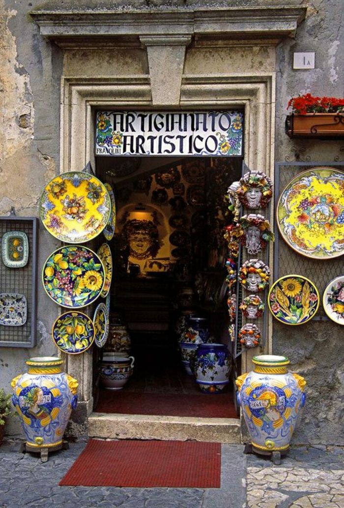 Toscana-Italia-Business-italiensk Pottery Vase keramiske plater servise