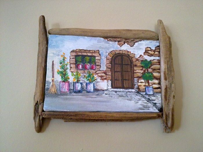 Driftwood Picture immagine Pagina dipinto a mano