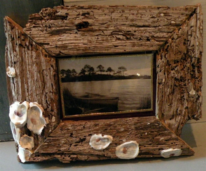Driftwood Picture Frame skjell-opprinnelige