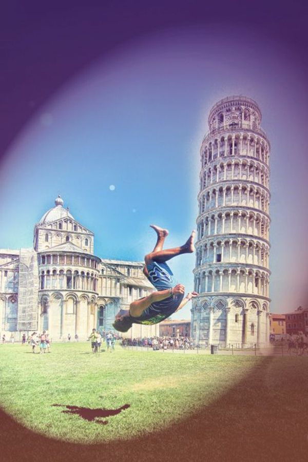 Tower of Pisa-saltomortale Boy