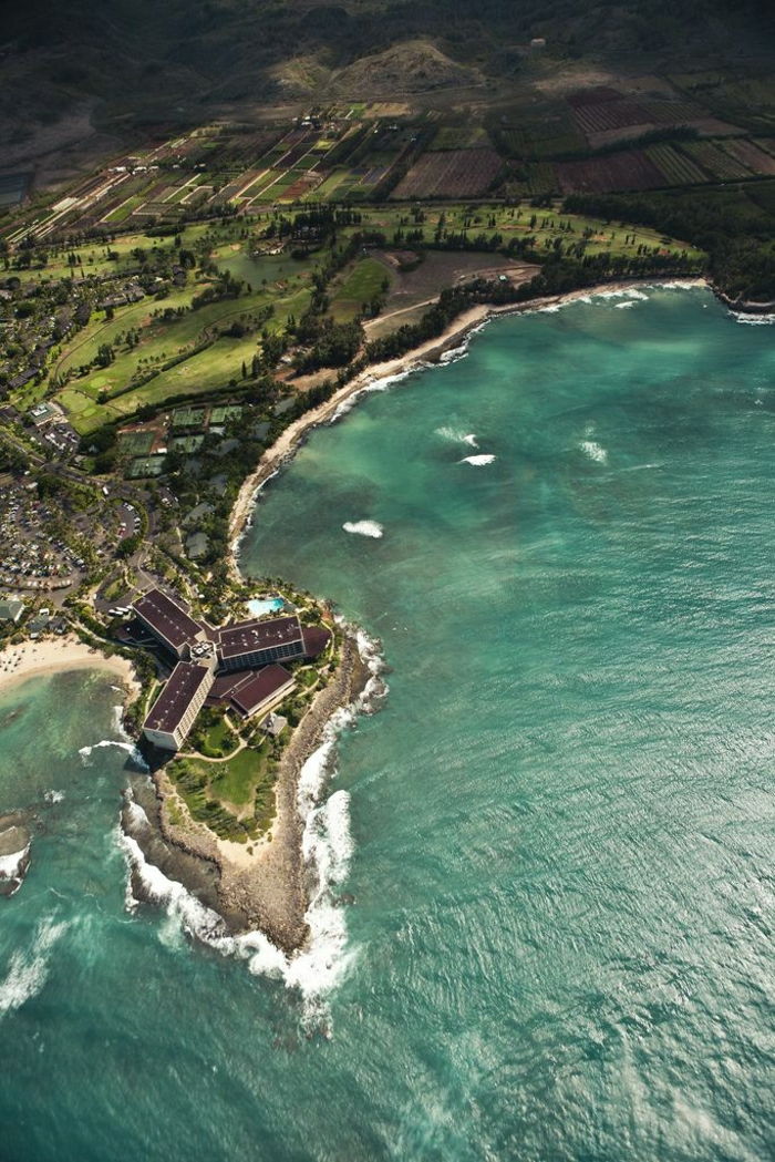 Turtle Bay Havajai salos stulbinantis vaizdas