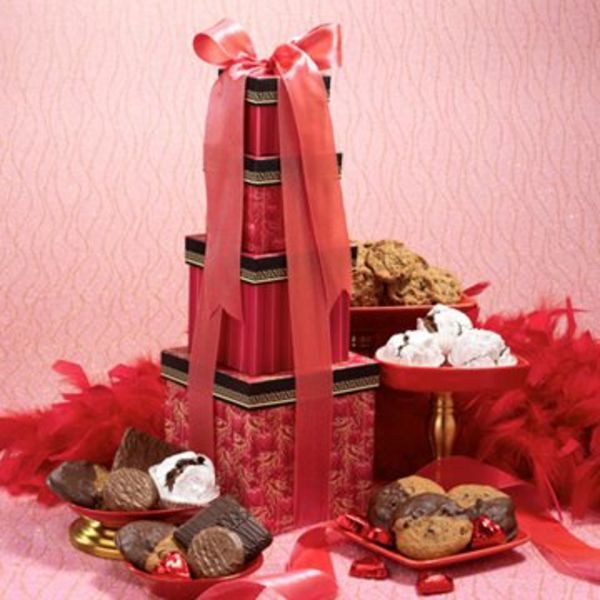 Valentino dienos-šokolado aukštos raudona