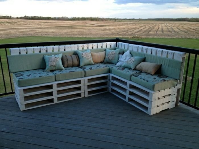 perne mobilier Veranda-Design Paletă canapea-verde-tapițate
