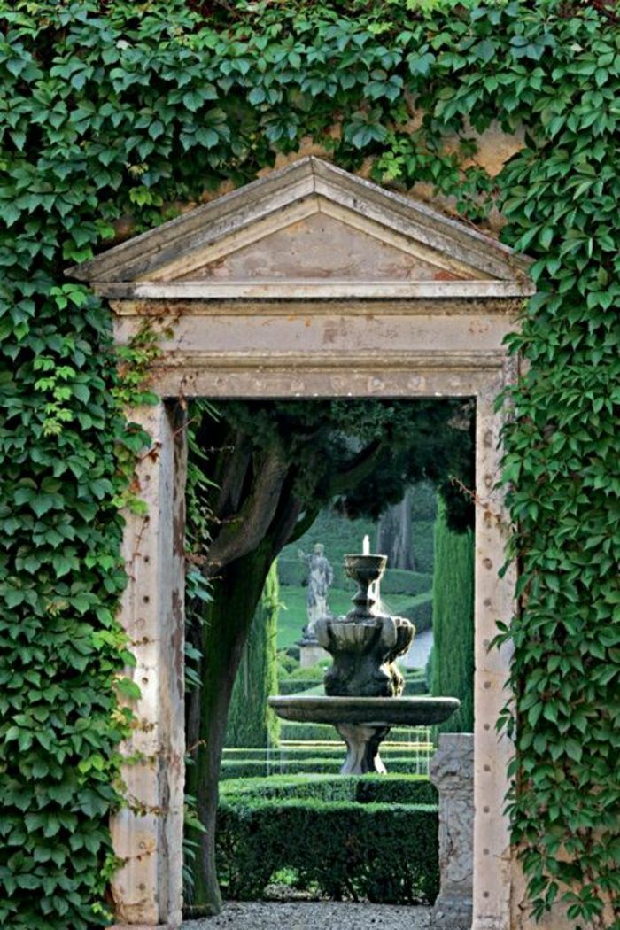 Verona, Italija in vrt fontane