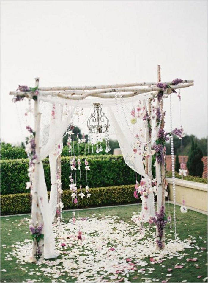 Vintage Wedding Altar blomsterdekoration