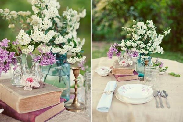 --Vintage bröllop-fantastisk-Blumendeko-by-table