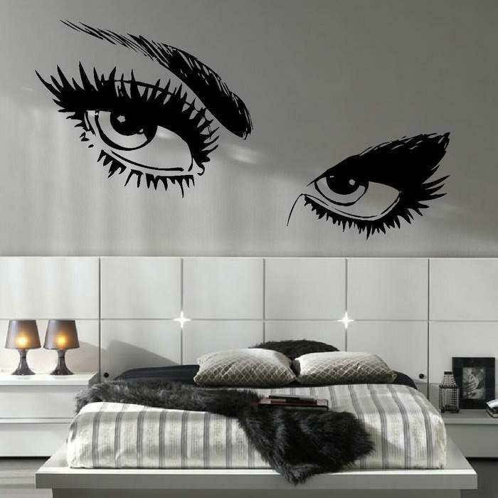 Wall tatuaj dormitor cu-ochi pictate