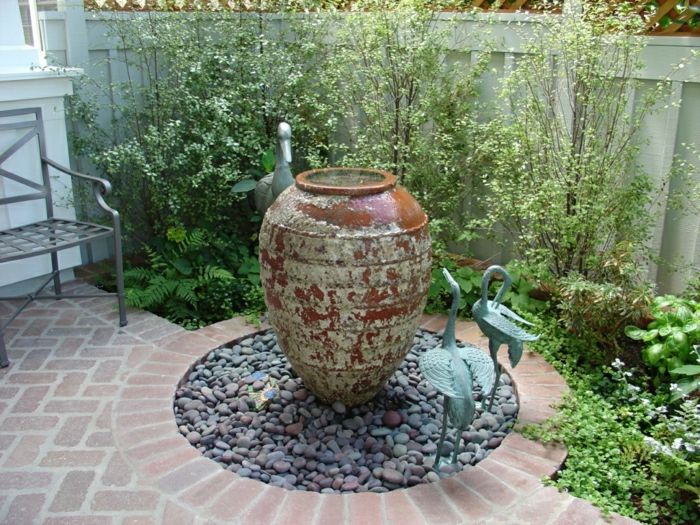 Vodnjak Backyard Garden Bench kovane okrasne kamne