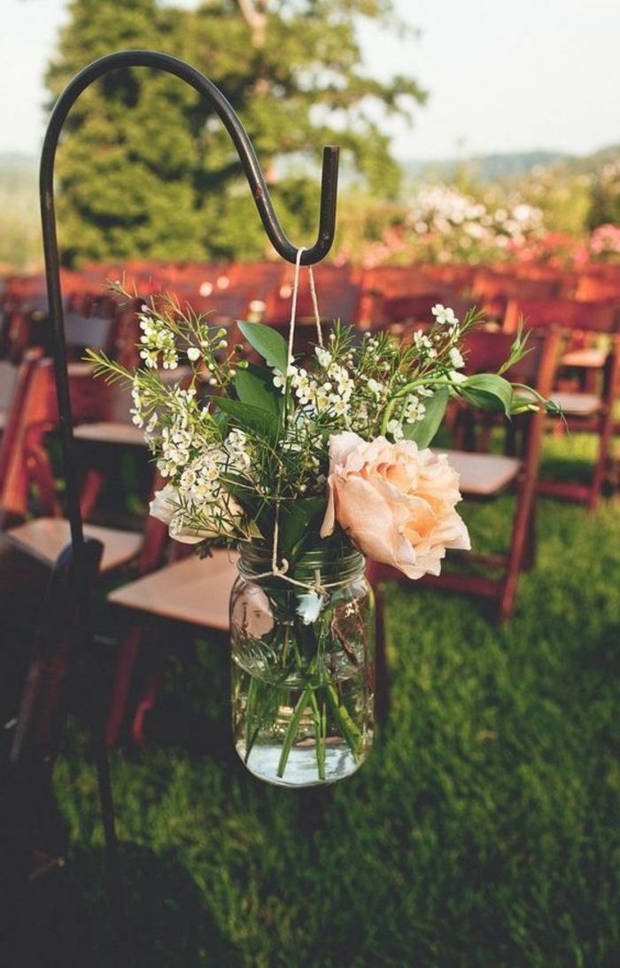 Záhradná výzdoba pre svadobné večierky vonku - dekoratívne sklo