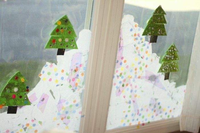 vianočné Fensterdeko-a-okenné obrazy