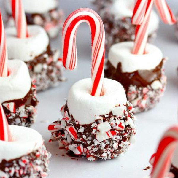 Kerstmis cupcakes ontwerp idee Lollipop