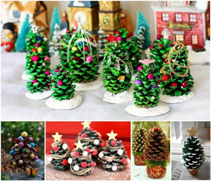 kran med-pinecone-forskjellige-skog-jul-