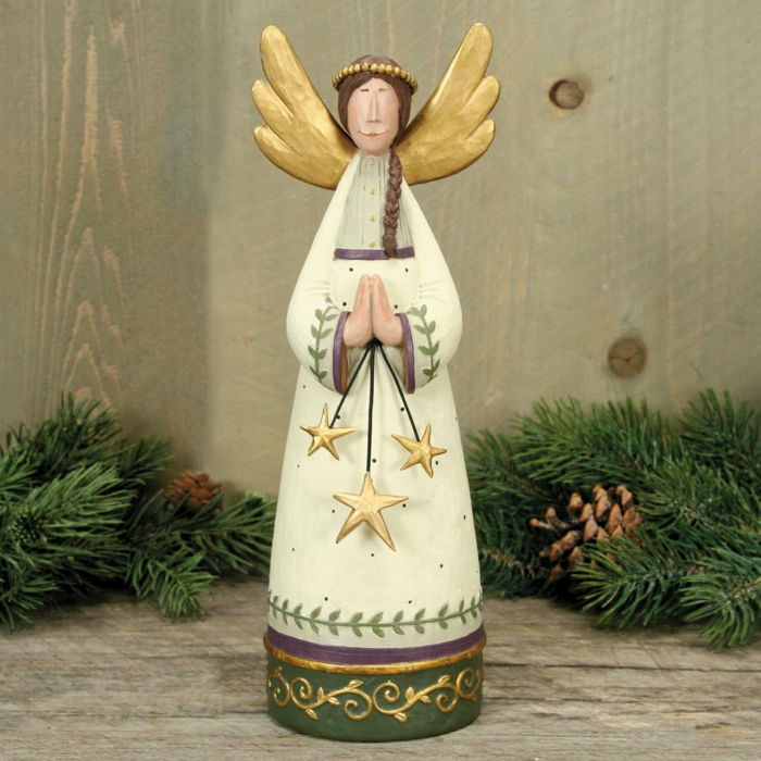 decorazione-deco-angelo decorazione della stella popolare di Natale