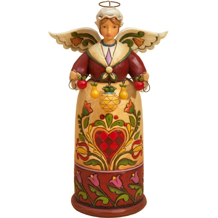 Figura di Angelo-country-style Natale souvenir in legno