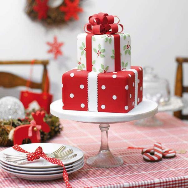 Kerst Cake Decoration Ideen_für