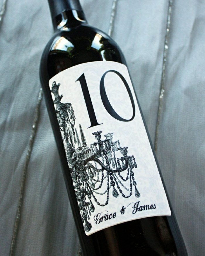 fare il vino bottiglia di vino-speciale-occasione etichette-Sé