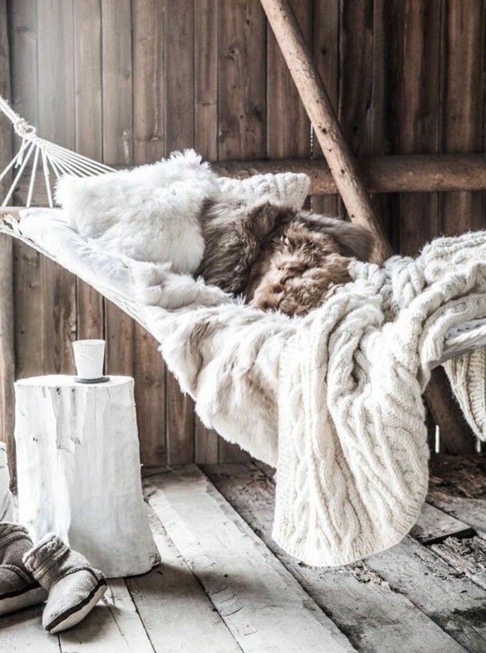 Winterimpression Recreation at-home-hängmatta-komfort-komfort
