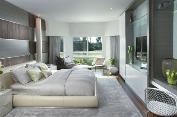 Wohnideen moderna och eleganta sovrumsmöbler modern lägenhet