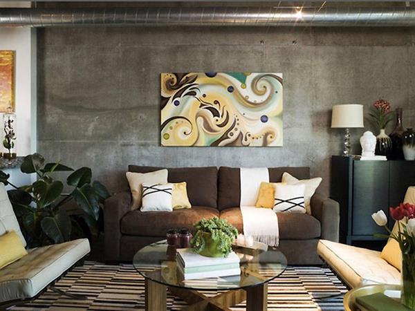 -living izbu stenové konštrukcie-nápady pre dizajn a dekorácie