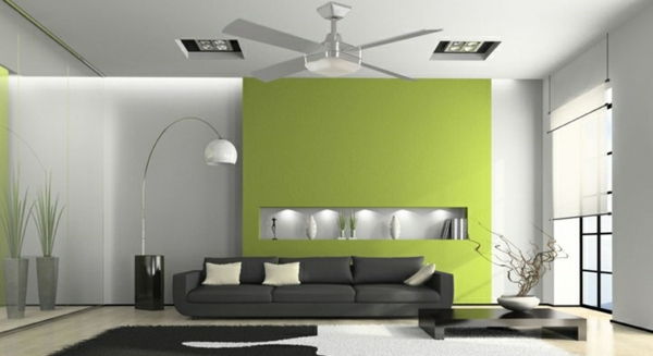Living Room - Wall-in-Grön