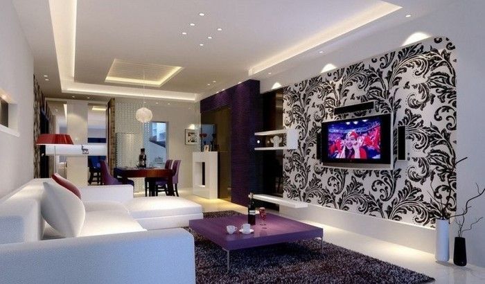 Obývačka-fialovo-A-cool interiéry