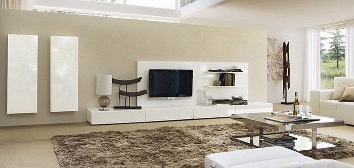 Dnevna soba pohištvo-na-belem A-kul oblikovanja